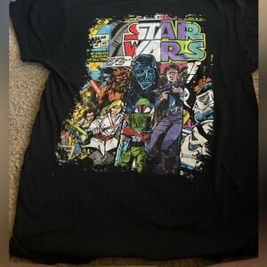 STAR WARS 1Hit Tee SHIRT SS BLACK SMALL Great GRAPHICS